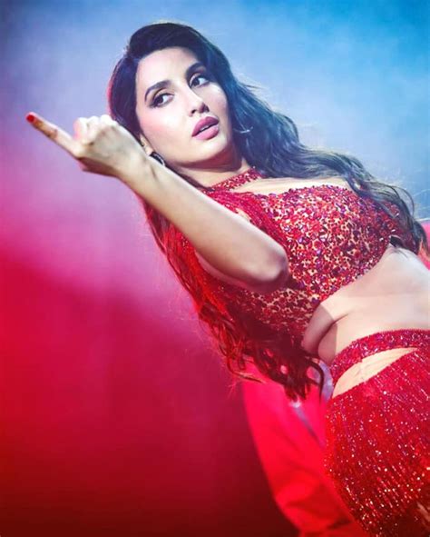 Nora Fatehi Sets Stage On Fire With Her Killer Moves In Seductive Red