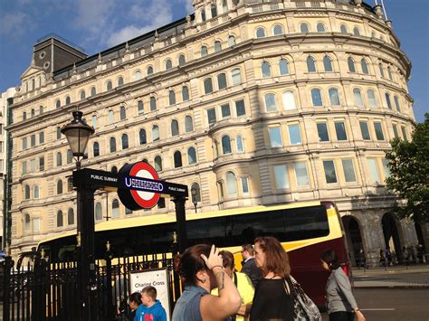 Charing Cross Tube Station Exit At Trafalger Square This Is The Moment