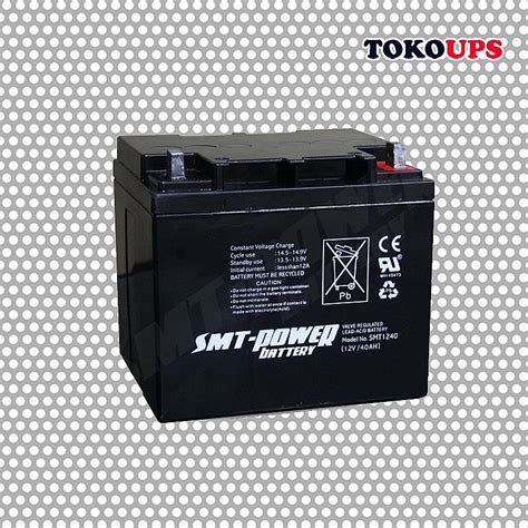 Baterai Smt Smt Power V Ah Baterai Ups Aki Kering Battery Vrla