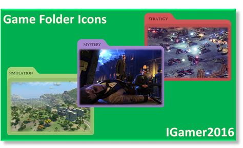 Game Folder Icons by Genre - Part 2 by IGamer2016 on DeviantArt