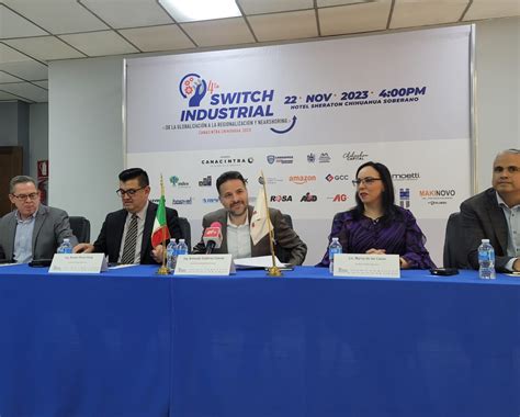 Invita Canacintra a 4to Switch Industrial participarán más de 100