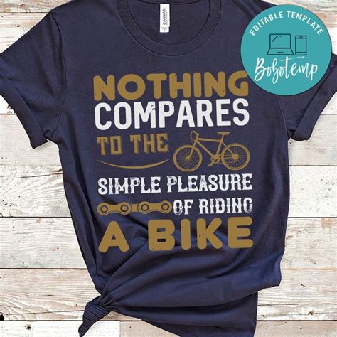 Nothing Compares To The Simple Pleasure Of Riding A Bike Shirt Bobotemp