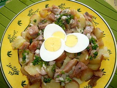 Recette de Salade de pommes de terre aux harengs fumés