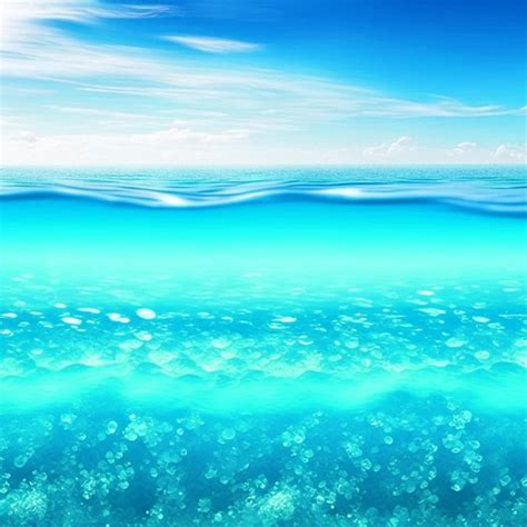 Fondo de textura clara del agua del océano Foto Premium