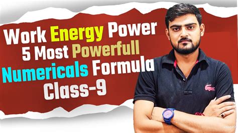 Most Important Formula And Question Of Work Energy Power Class 9 Youtube