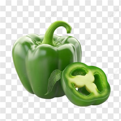 Green Bell Peppers Isolated Green Bell Pepper Isolated Green Peppers