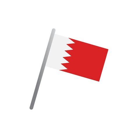 Premium Vector Bahrain Flag Icon Vector