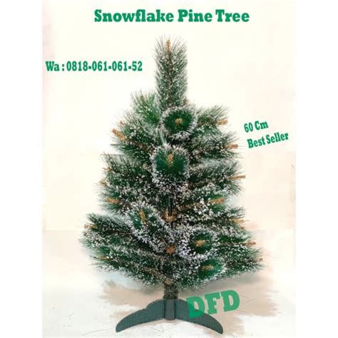 Jual Pohon Natal Cm Snow Flake Pine Chrismast Tree Jakarta Barat