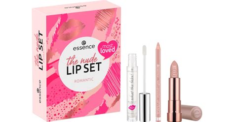 essence The Nude Lip Set coffret para lábios Romantic notino pt