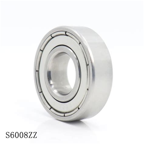 S6008zz Bearing 40*68*15 Mm ( 2pcs ) Abec-1 S6008 Z Zz S 6008 440c ...
