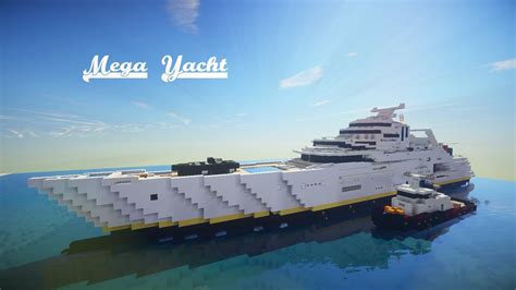 Minecraft Mega Yacht Speed Build Final Part Youtube