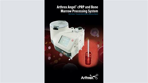 Arthrex Angel® Cprp And Bone Marrow Processing System