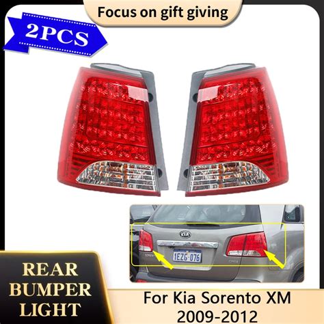 2x For Kia Sorento XM 2009 2010 2011 2012 Rear Reverse Bumper Tail