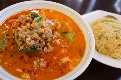 中華料理 家宴の担々麺と半チャーハンのセットは美味しくてボリューム満点│今日の下高井戸