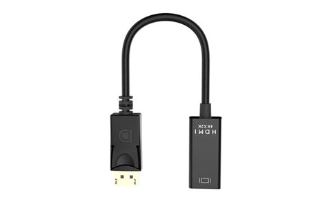 Adaptor Displayport Tata La Hdmi Mama Pentru Monitor Negru