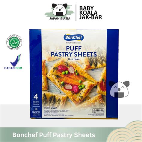 Jual PUFF PASTRY Croffle Sheet EDO BONCHEF 750 G Halal Kulit Zuppa