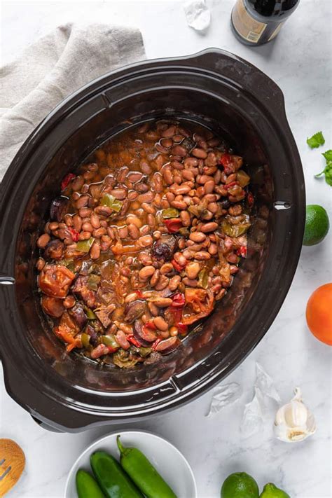 Easy Slow Cooker Charro Beans Savory Spicerack