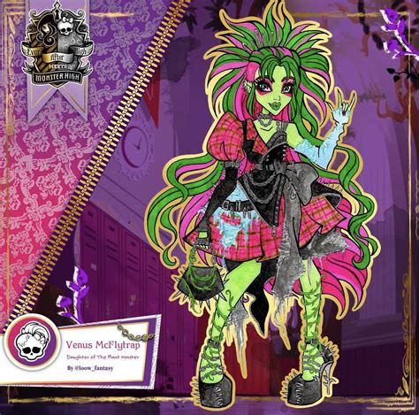 Monster High Cosplay Monster High Art Monster High Characters Plant Monster Punk Princess