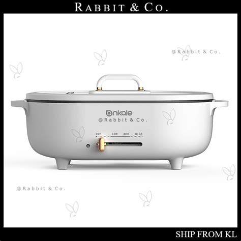 R C Ankale L Electric Hot Pot Multifunction Electric Cooking Pot Non Stick Cooker Hot Pot With