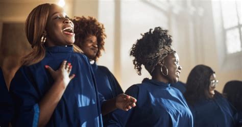 Black American Church Choir Singing Royalty Free Images Stock