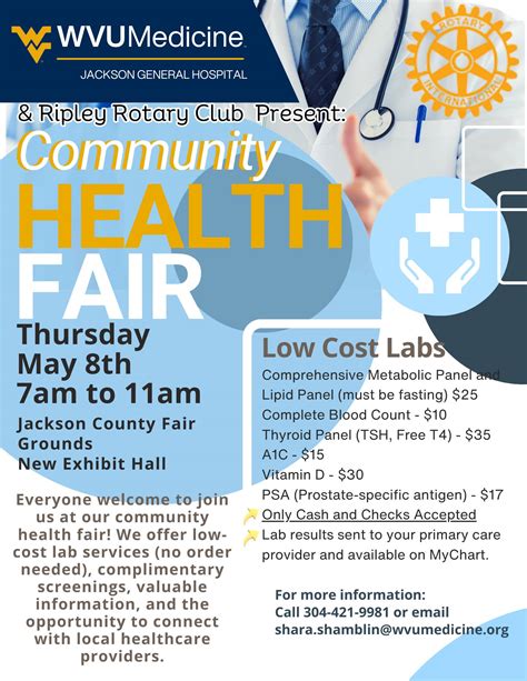 Jackson - Community Health Fair – Tomorrow Morning! Join us 7–11 a.m