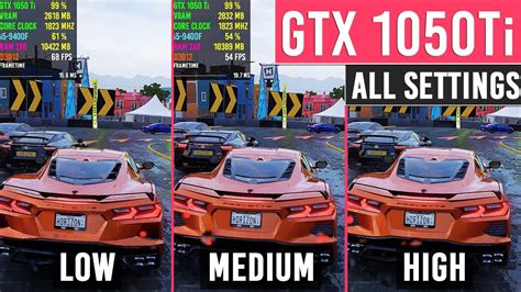 Forza Horizon Gtx Ti Low Vs Med Vs High P Youtube