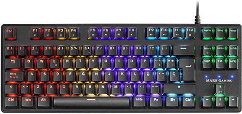 Teclado Mecanico Compacto Tkl Mars Gaming Mkxtkl Switch Azul Outemu Sq