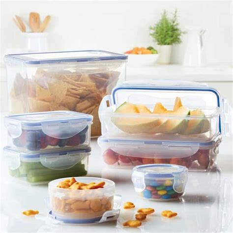 Locknlock Storage 14 Piece Food Storage Container Set Hpl829sf07 The