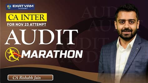 CA Inter Audit Marathon For Nov 2023 Exam YouTube