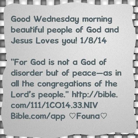 A Piece Of Paper With The Words God Wednesday Morning Beautiful People