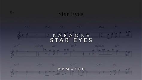 [star Eyes] Backing Track Strings Arrange Karaoke Youtube