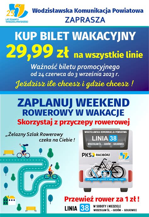 Wakacje z wodzisławską Komunikacją Powiatową