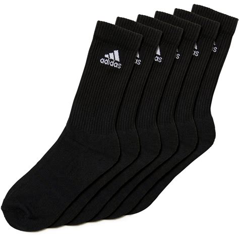 Buy Adidas Performance 3stripes Crew Half Cushioned Sports Socks 6 Pack