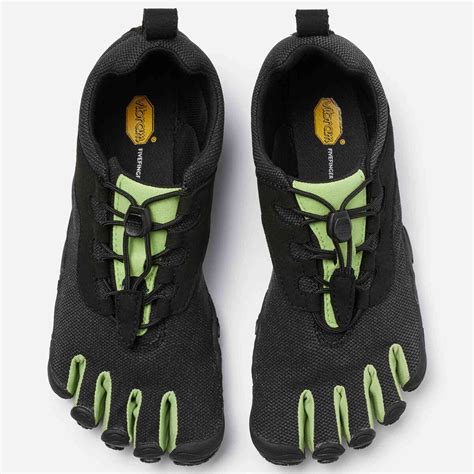 V Run Retro Womens Black Green Black Woman Vibram