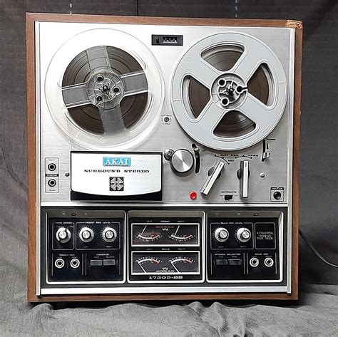 Akai D Ss Channel Stereo Reel To Reel Tape Deck Player Reverb