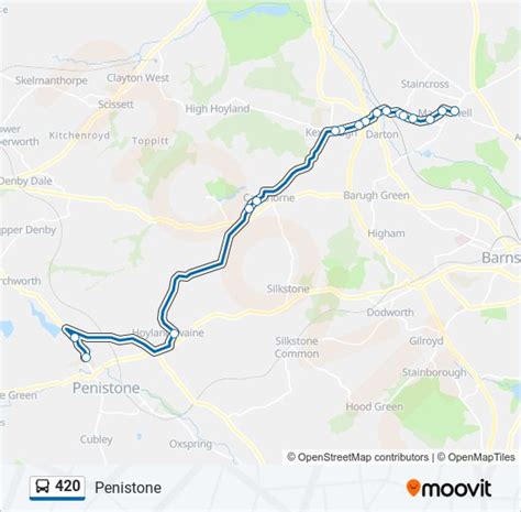 420 Route Schedules Stops Maps Penistone Updated