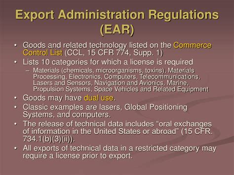 PPT Export Controls 101 Training PowerPoint Presentation Free