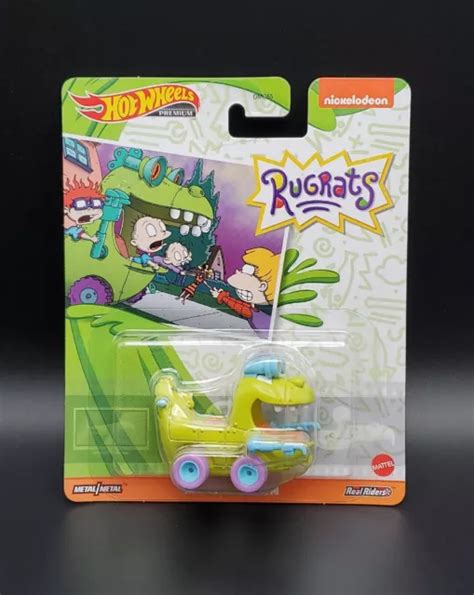 Hot Wheels Premium Retro Nickelodeon Rugrats Reptar Wagon Real