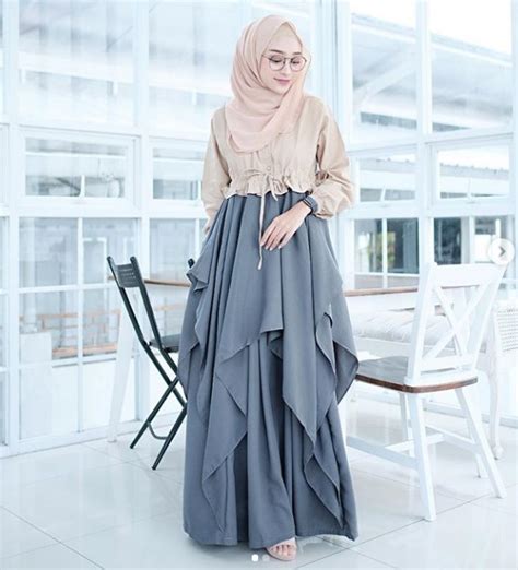 Model Gamis Remaja Kekinian 2019 Ragam Muslim