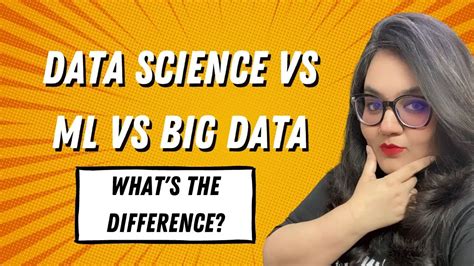 Data Science Vs Machine Learning Vs Big Data Youtube