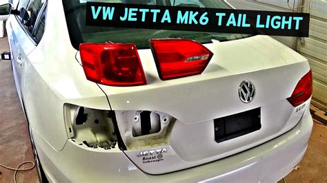 VW JETTA MK6 REAR TAIL LIGHT REMOVAL REPLACEMENT 2011 2012 2013 2014