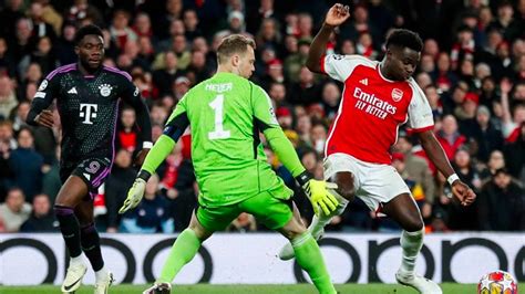 Ampiyonlar Ligi Nde Eyrek Final Arsenal Bayern M Nih Ma Berabere