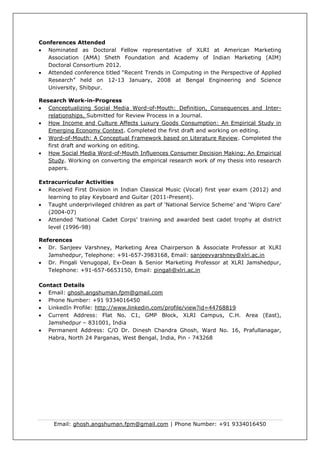 Angshu S CV PDF