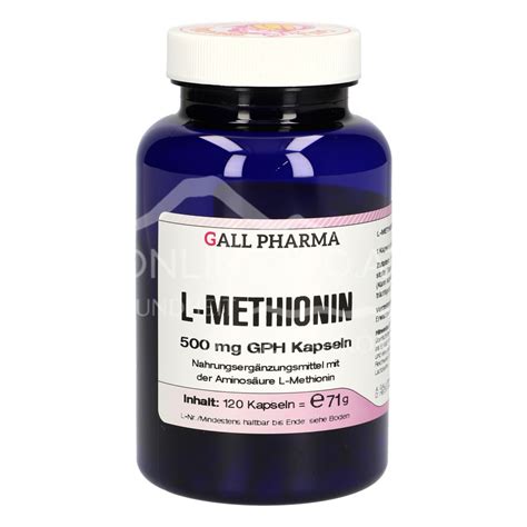 Gall Pharma L Methionin Mg Kapseln Schnell G Nstig Geliefert