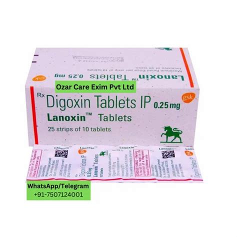 Lanoxin Tablet Digoxin Tablets Ip At Rs Strip In Nagpur Id