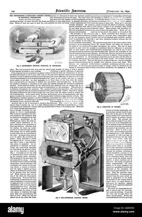 Sistema A Corrente Alternata Di Westinghouse Immagini E Fotos Stock Alamy