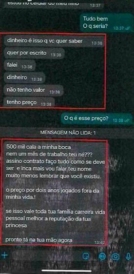 Prints revelam extorsão de suposta amante contra goleiro Éverson