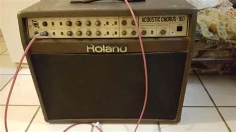 Amplificador Roland Acoustic Chorus Ac Para Guitarra De W