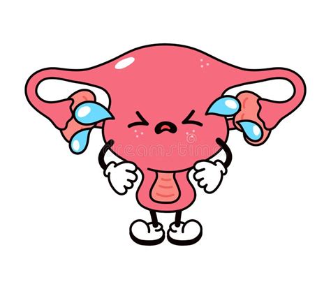 Cute Funny Liver Character Vector Hand Drawn Traditional Cartoon Vintage Retro Kawaii