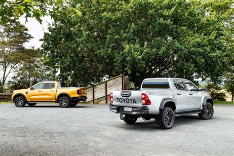 Ford Ranger Wildtrak Vs Toyota Hilux Sr Cruiser Comparison Review